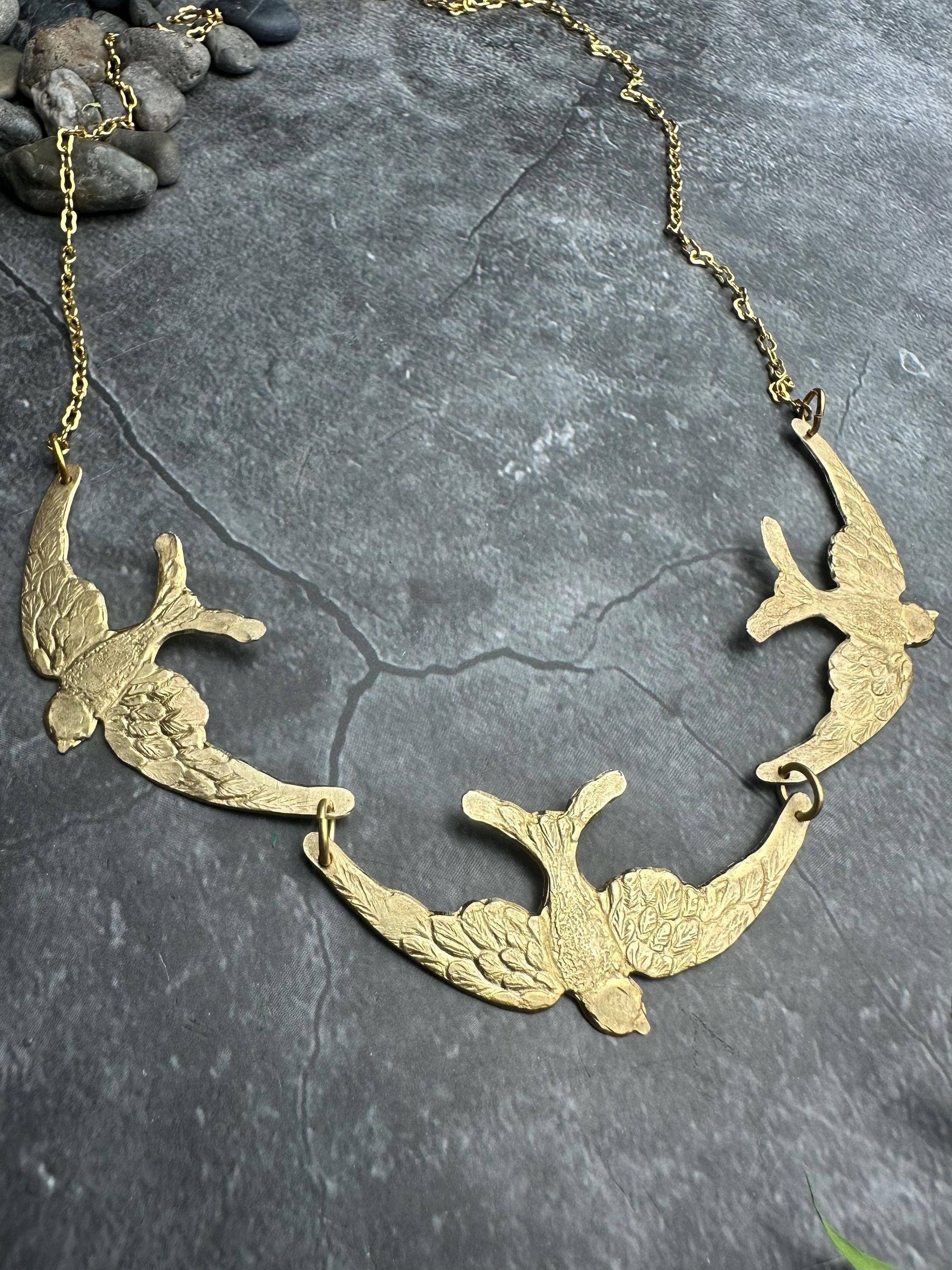 Bird Statement Necklace