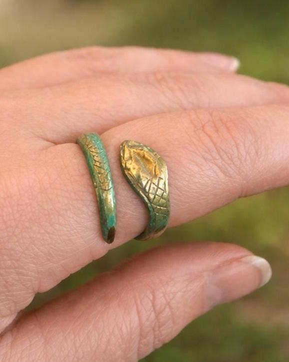 Snake Wrap Ring - Ancient Inspired