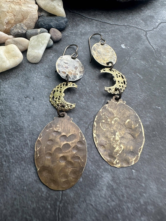 ings - Mixed Metal Vintage Inspired Bohemian Goddess Jewelry