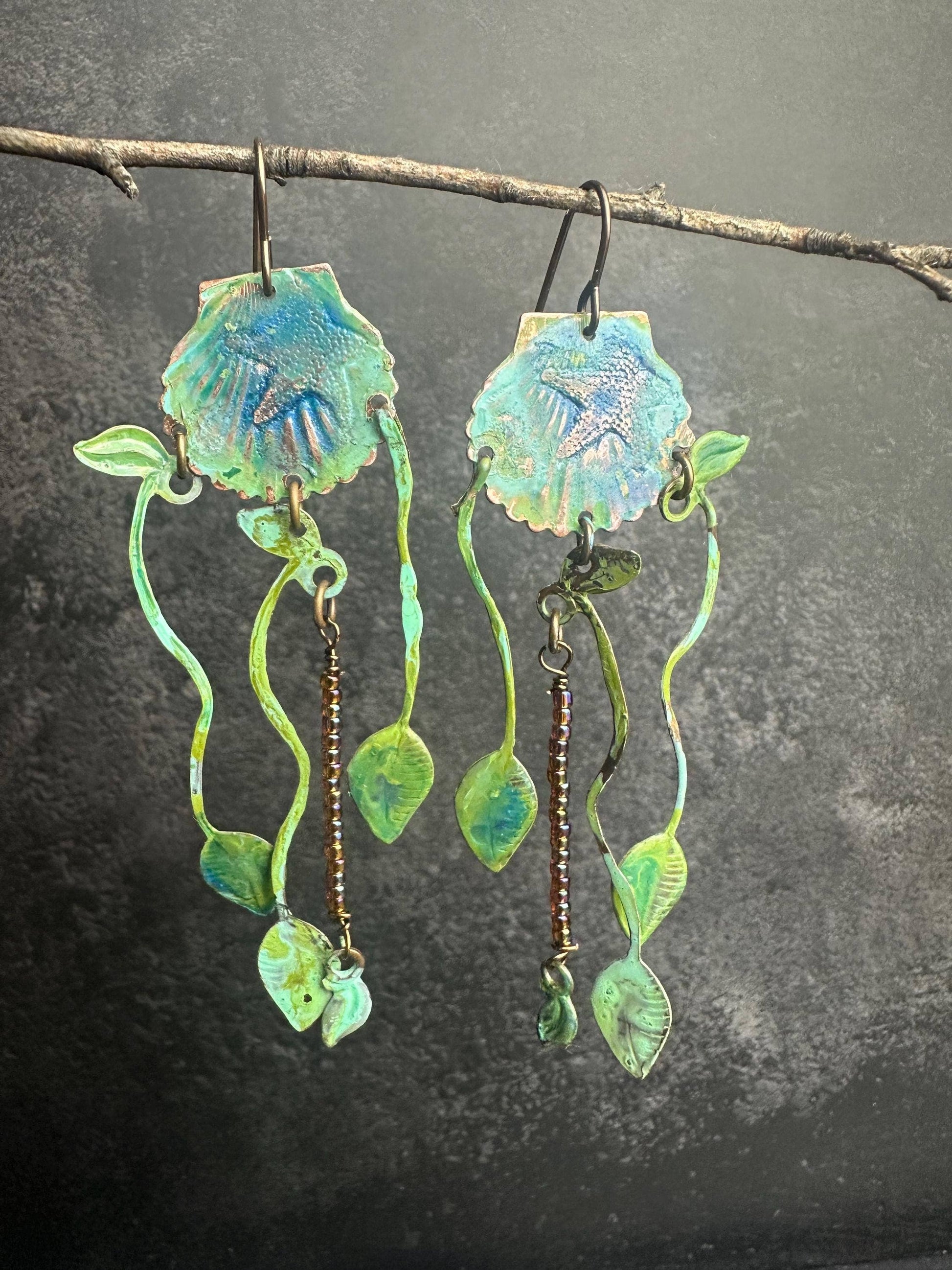 Mermaid Sea Earrings