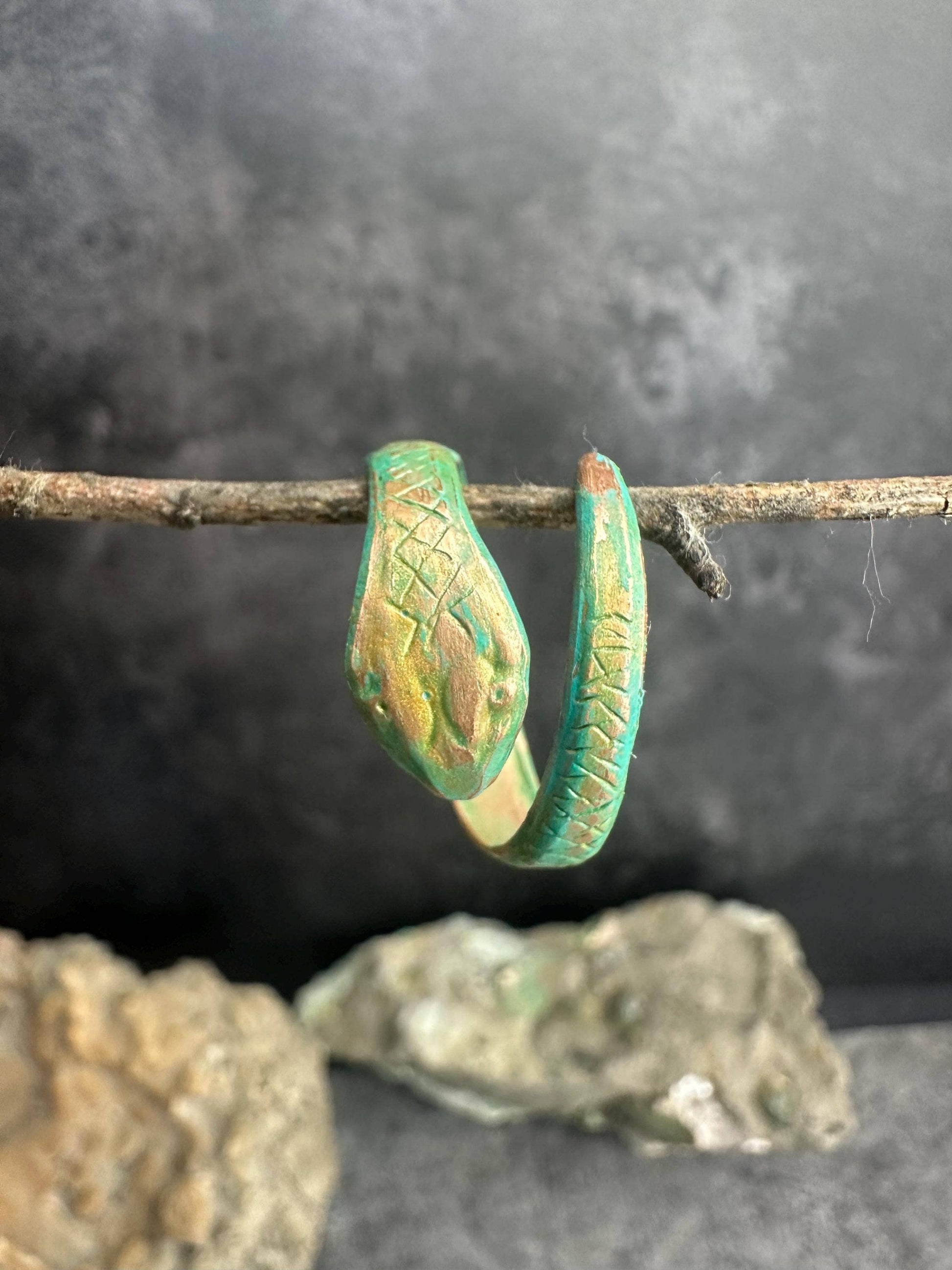 Snake Wrap Ring - Ancient Inspired