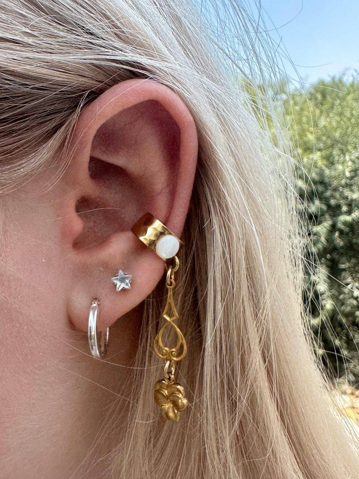 Garden Foliage Ear Cuff