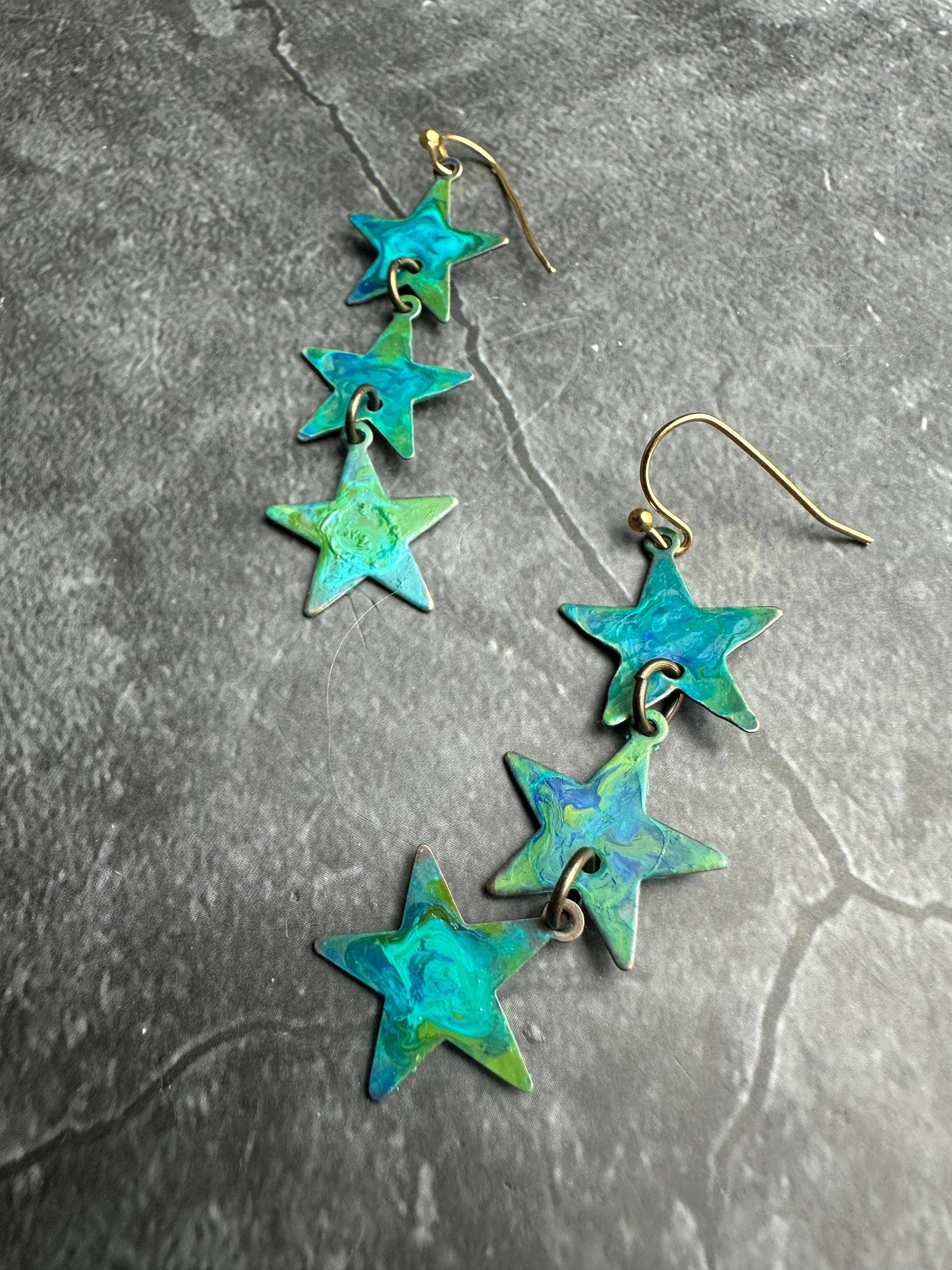 Mini Falling Stars Earrings