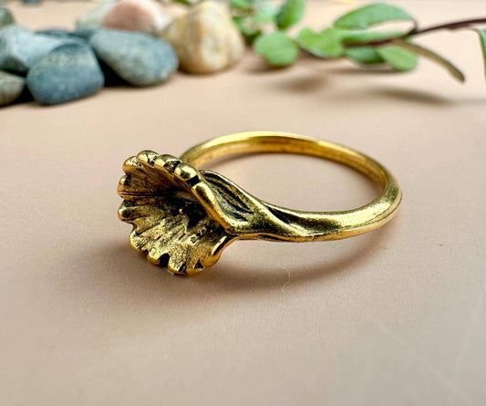 Lily Flower Ring - Nature Inspired